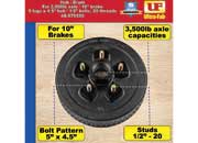 Ultra Fab Products Inc Hub/Drum Assembly Loaded for 3500 lb Capacity - 5 x 4.5 Inch with 2-Inch 10-Inch Brakes - Imex RV And Auto Parts