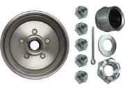 Ultra Fab Products Inc Hub/Drum Assembly Loaded for 3500 lb Capacity - 5 x 4.5 Inch with 2-Inch 10-Inch Brakes - Imex RV And Auto Parts