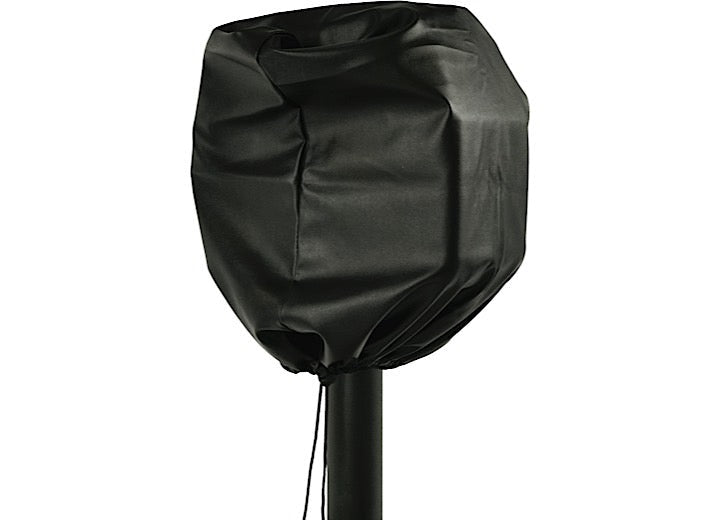 Ultra Fab Products Inc Tongue Jack Cover X Lblack – Protects and Extends the Life of Your Trailer Jack - Imex RV And Auto Parts