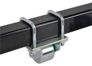 Ultra Fab Products Inc Ultra Hitch Mount Steel Roller 48-979017 for 2.5-Inch Bars, Silver - Imex RV And Auto Parts