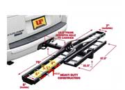 Ultra Fab Products Inc Ultra MX Hauler BMX / Scooter Carrier - Black - 48-979033 - Imex RV And Auto Parts
