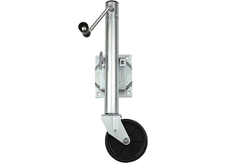 Ultra Fab Products Inc Ultra Sidewind Swivel Marine Tongue Jack 1000 lb with Wheel, Black (Part Number 49-954034) - Imex RV And Auto Parts