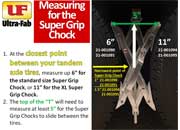 Ultra Fab Products Inc Ultra Super Grip Chock 2-Pack - 21-001091 - Imex RV And Auto Parts