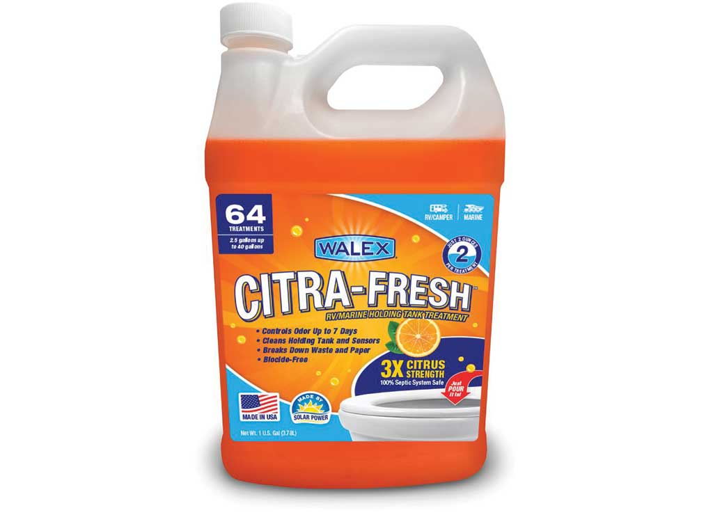 Walex Citrafresh RV and Marine Liquid Holding Tank Deodorizer - 1 Gallon Citrus Scent