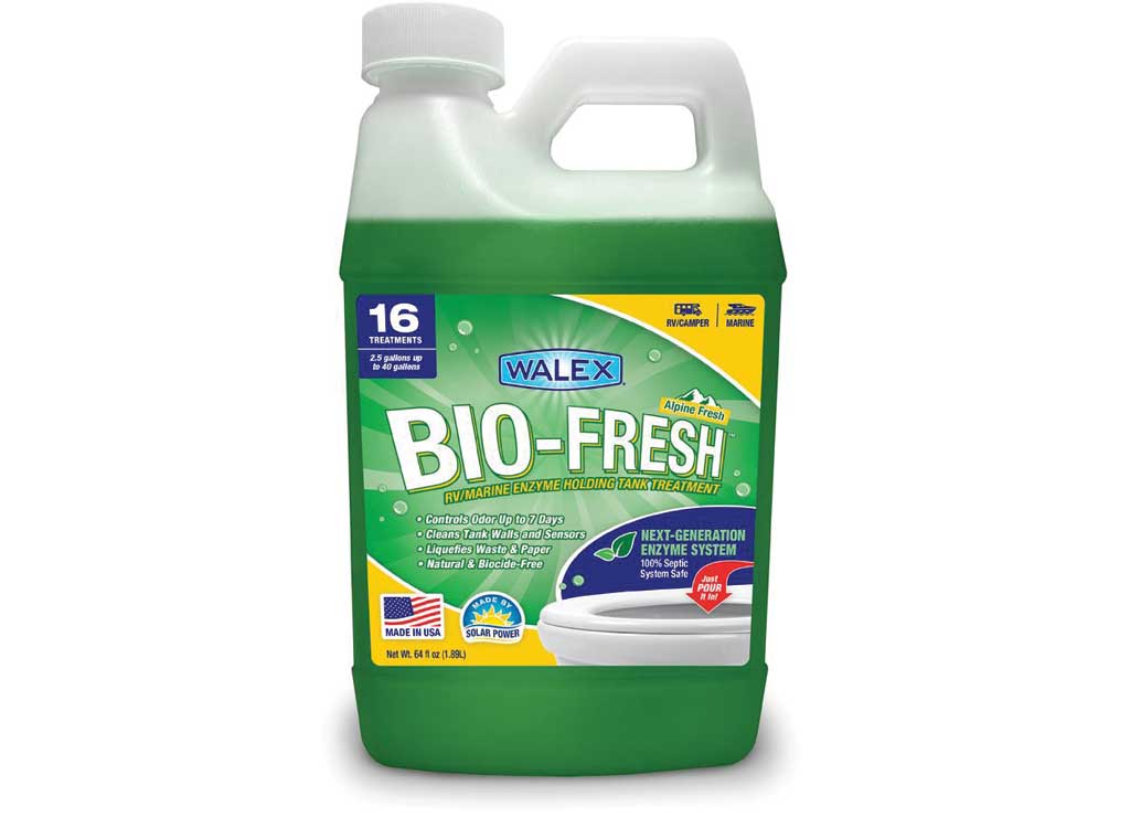 Walex Biofresh Enzyme RV & Marine Liquid Holding Tank Deodorizer and Digester, 64 Oz Alpine Fresh - BIOFRAF64 - Imex RV And Auto Parts
