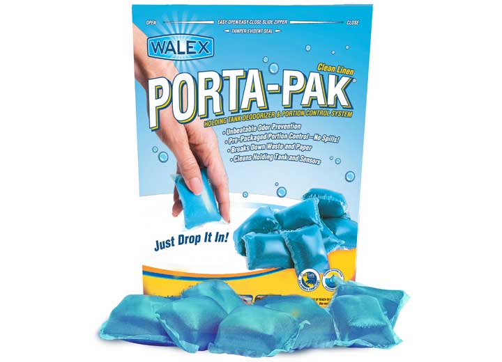 Walex Products PPRV10CLEAN Porta Pak Clean Linen 10 Pack - Imex RV And Auto Parts