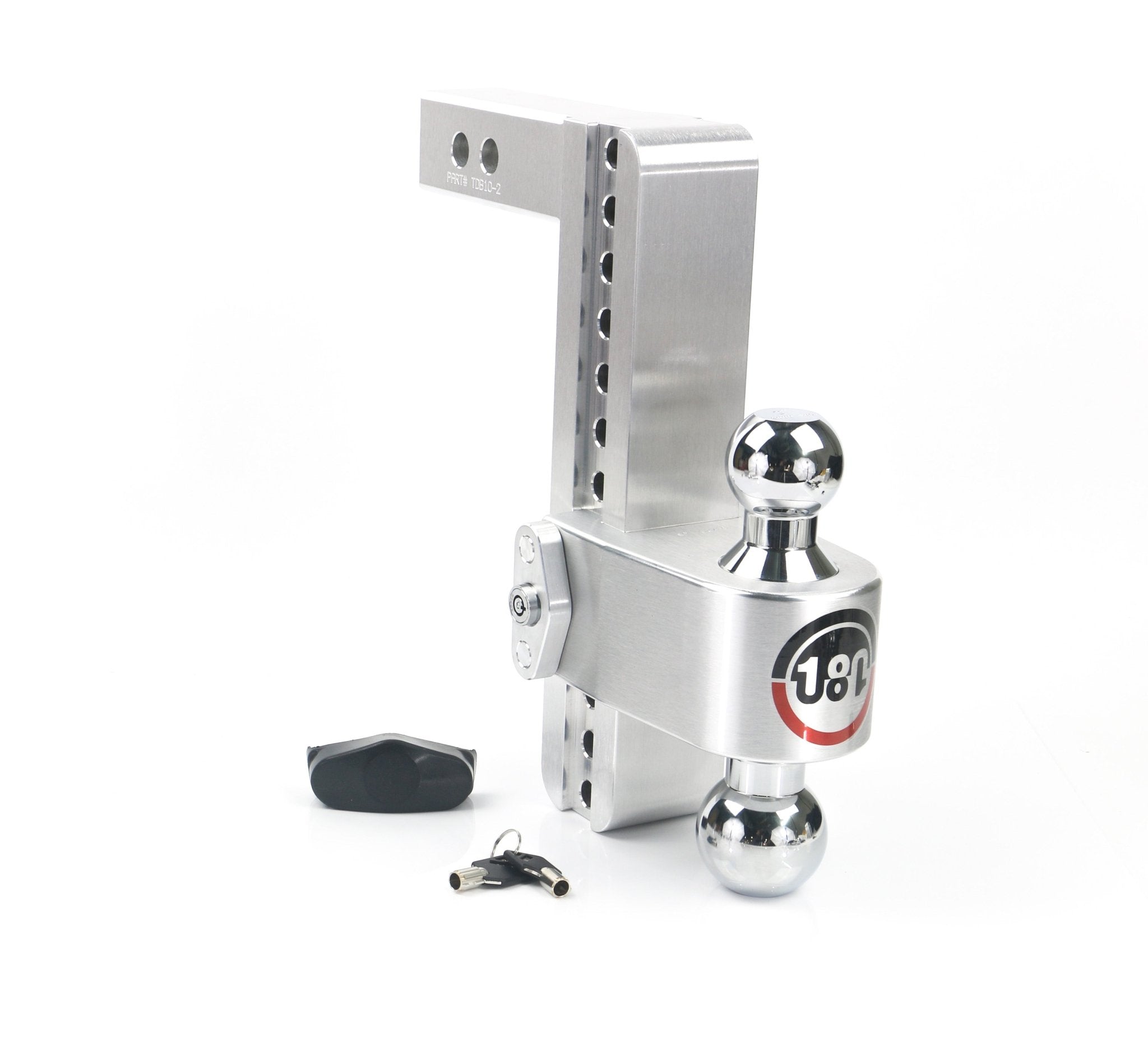 Weigh Safe 180 Hitch Chrome Ball 10" Drop Hitch with 2-Inch Shank - Imex RV And Auto Parts