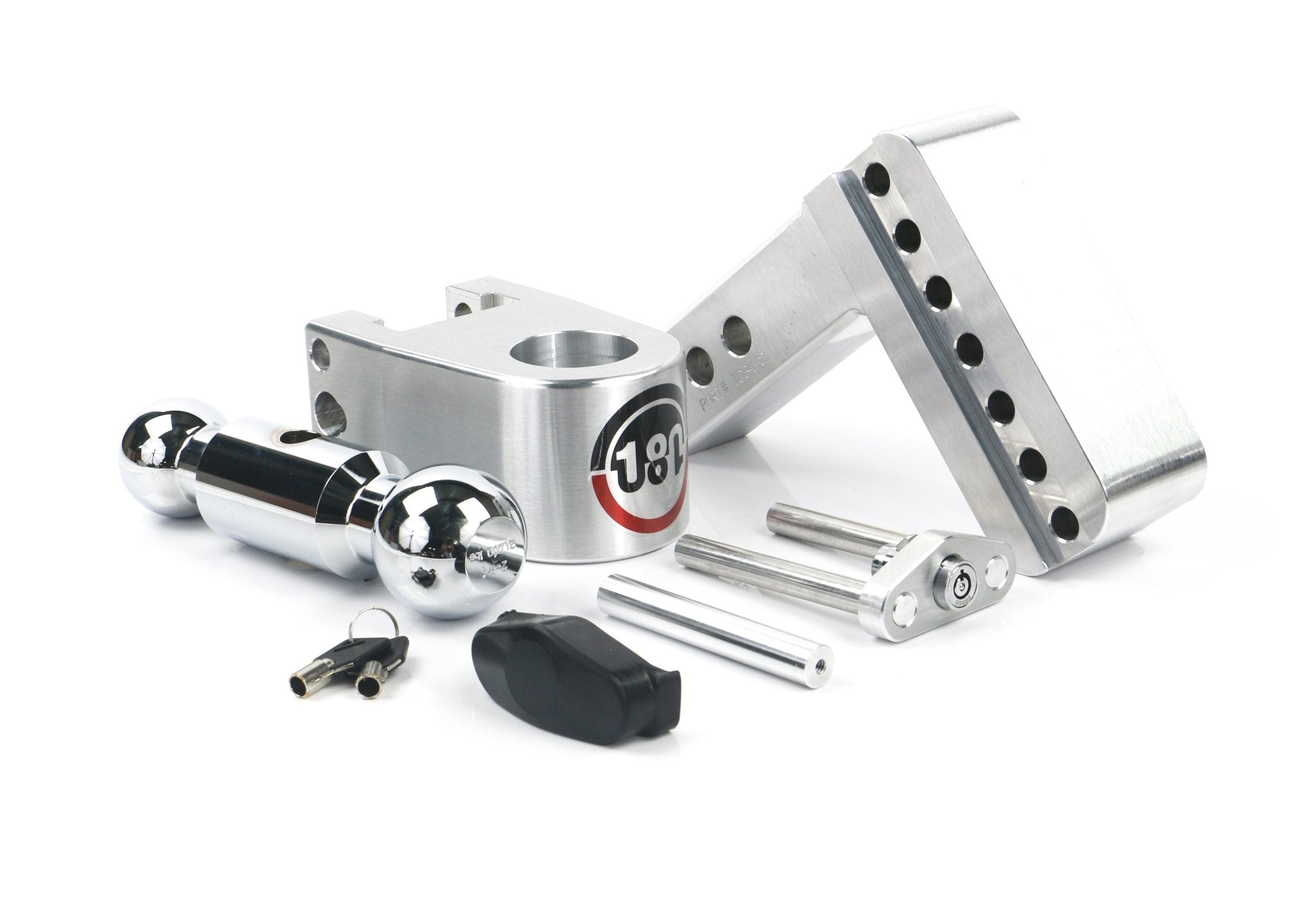 Weigh Safe 180 Hitch Chrome Ball 4-Inch Drop Hitch with 2-Inch Shank - Imex RV And Auto Parts