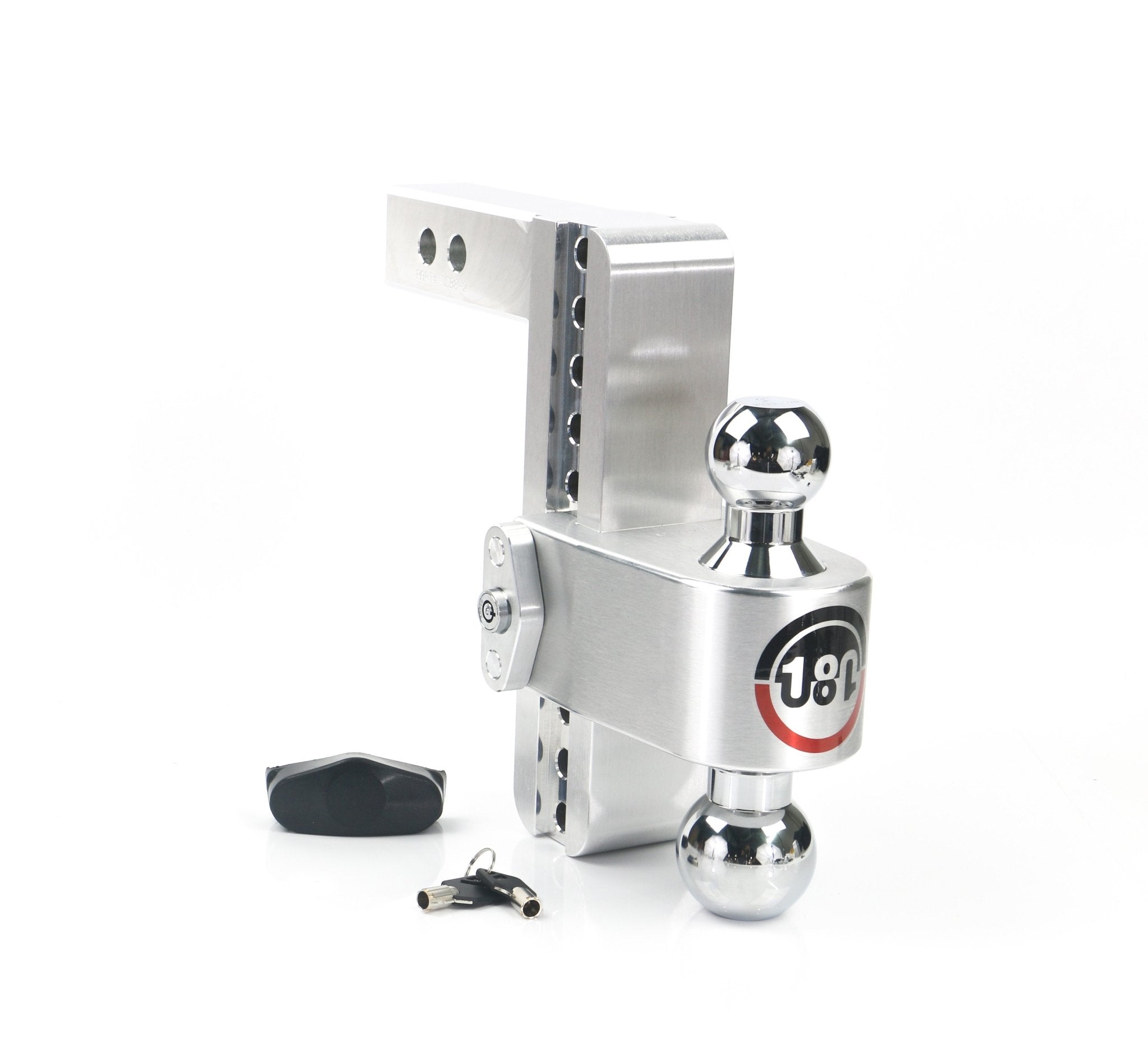 Weigh Safe 180 Hitch Chrome Ball 8-Inch Drop Hitch with 2-Inch Shank - Imex RV And Auto Parts