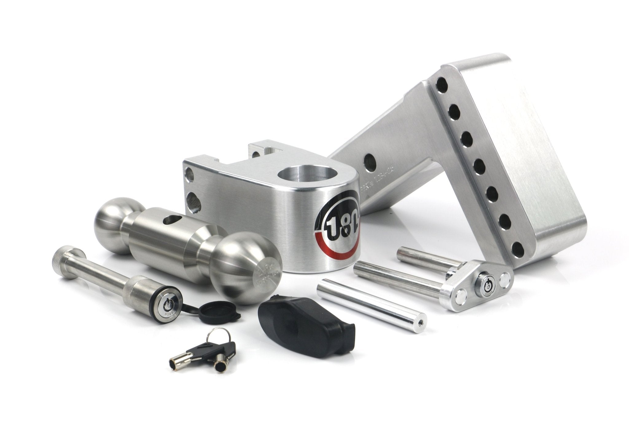 Weigh Safe 180 Hitch Stainless Steel Ball 4-Inch Drop Hitch with 2.5-Inch Shank - Imex RV And Auto Parts