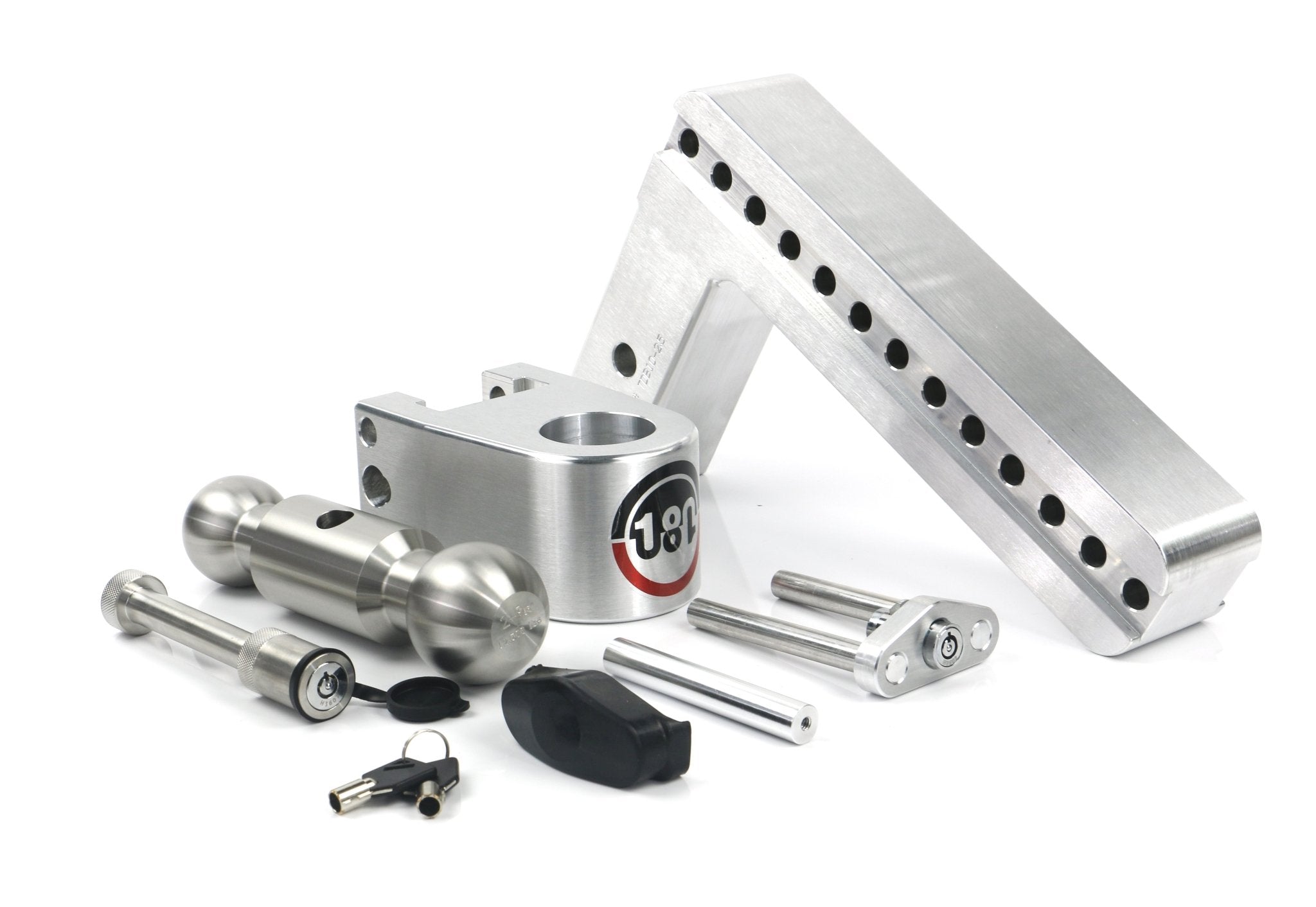 Weigh Safe 180 Hitch Stainless Steel Drop Hitch with 10-Inch Drop and 2.5-Inch Shank - Imex RV And Auto Parts