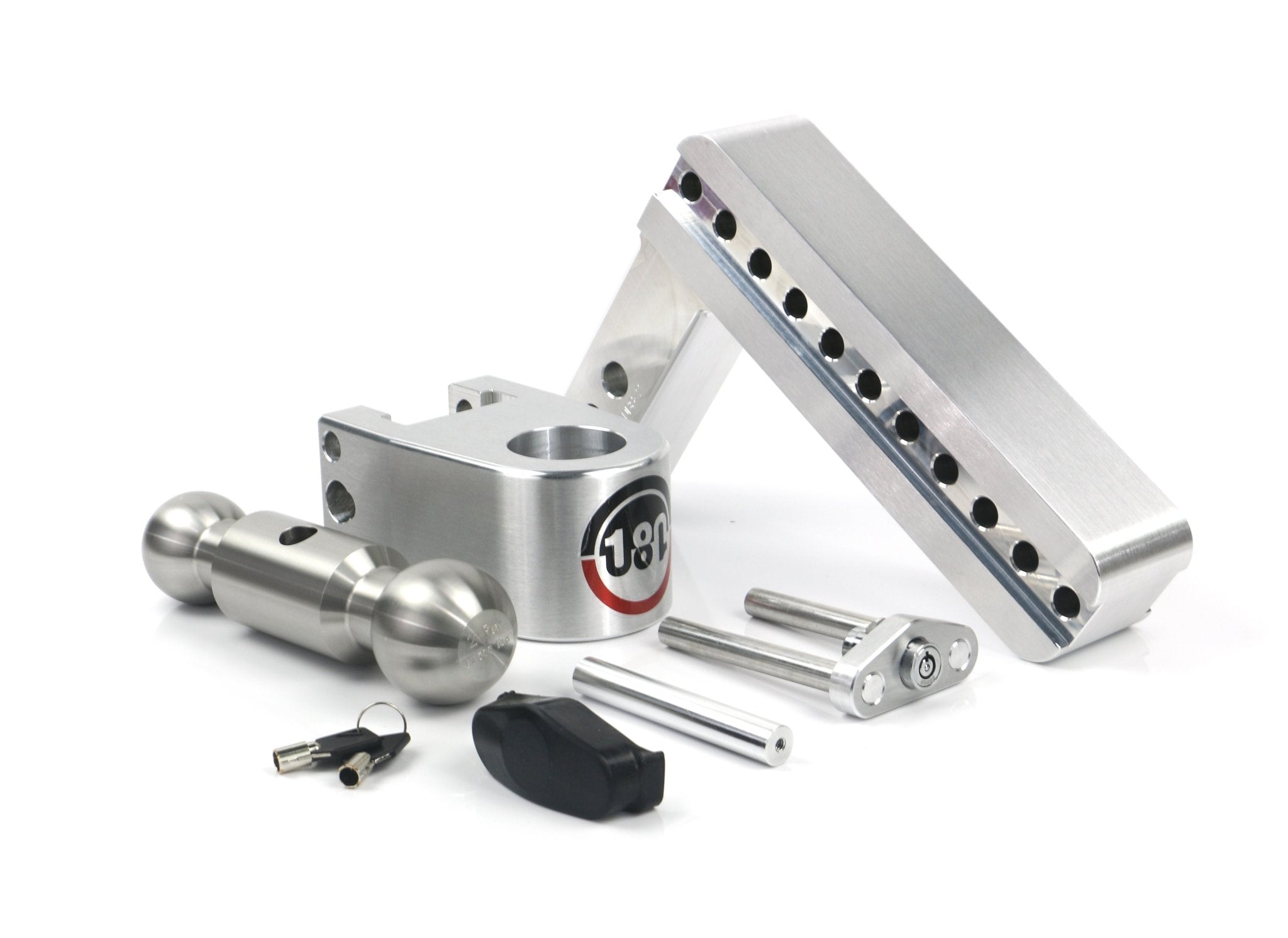 Weigh Safe 180 Hitch Stainless Steel Drop Hitch with 2-Inch Shank and 8-inch Drop - Imex RV And Auto Parts