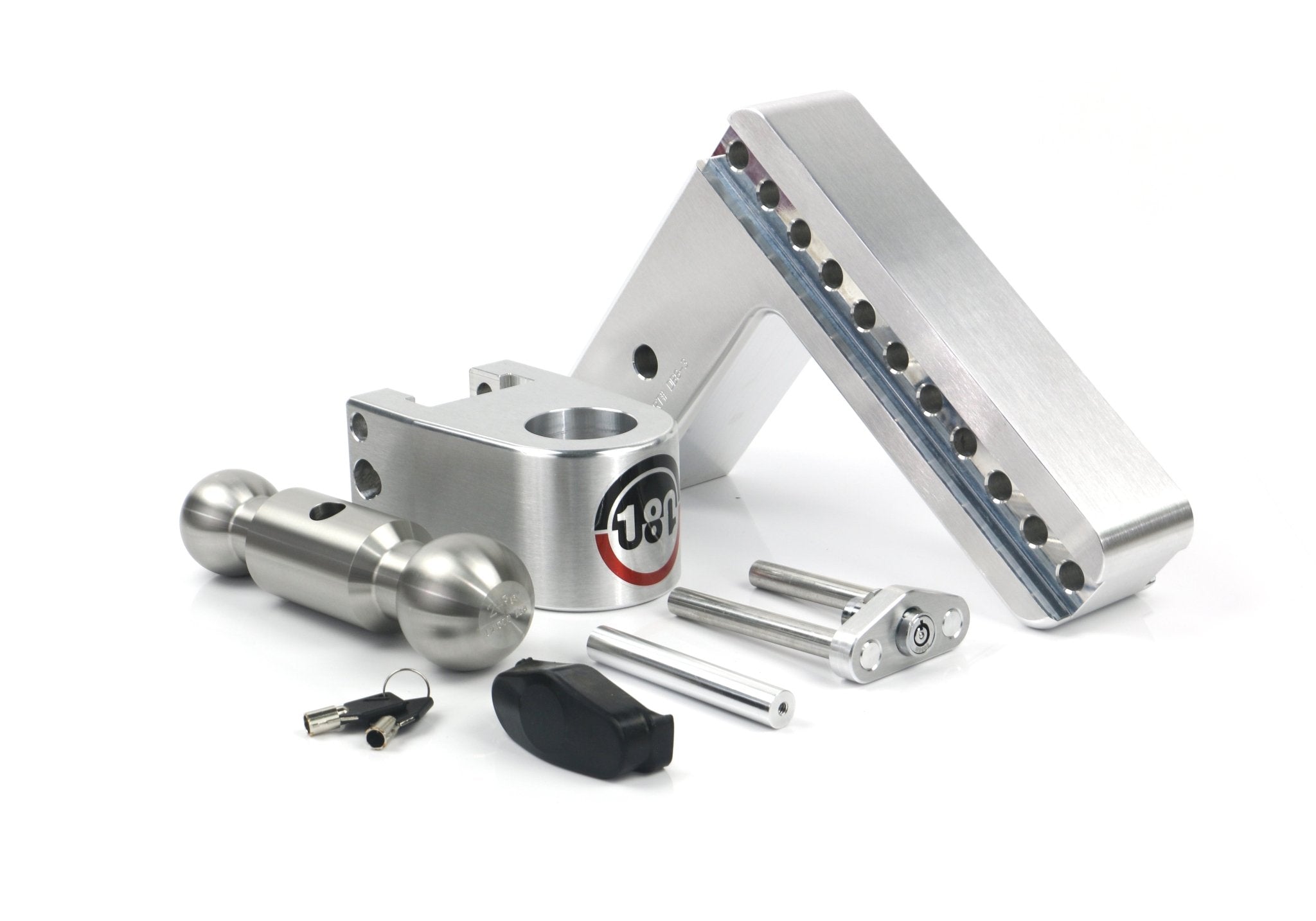 Weigh Safe 180 Hitch Stainless Steel Drop Hitch with 8-Inch Drop and 3-Inch Shank - Imex RV And Auto Parts