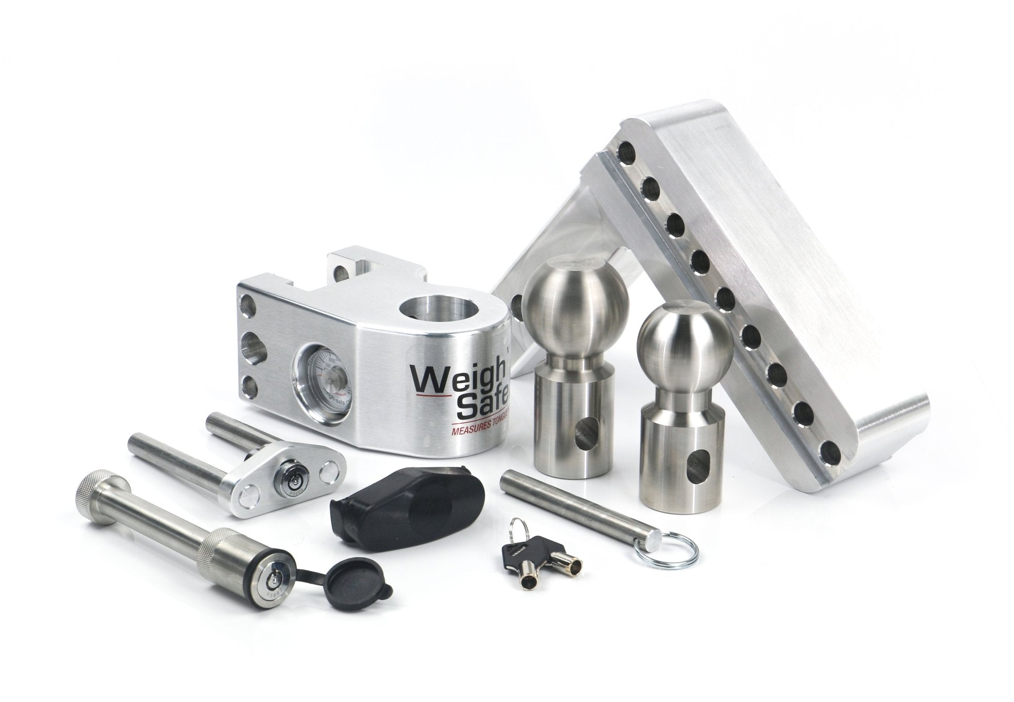 Weigh Safe 6-Inch Drop Hitch with 2-Inch Shank and Built-in Scale - Imex RV And Auto Parts