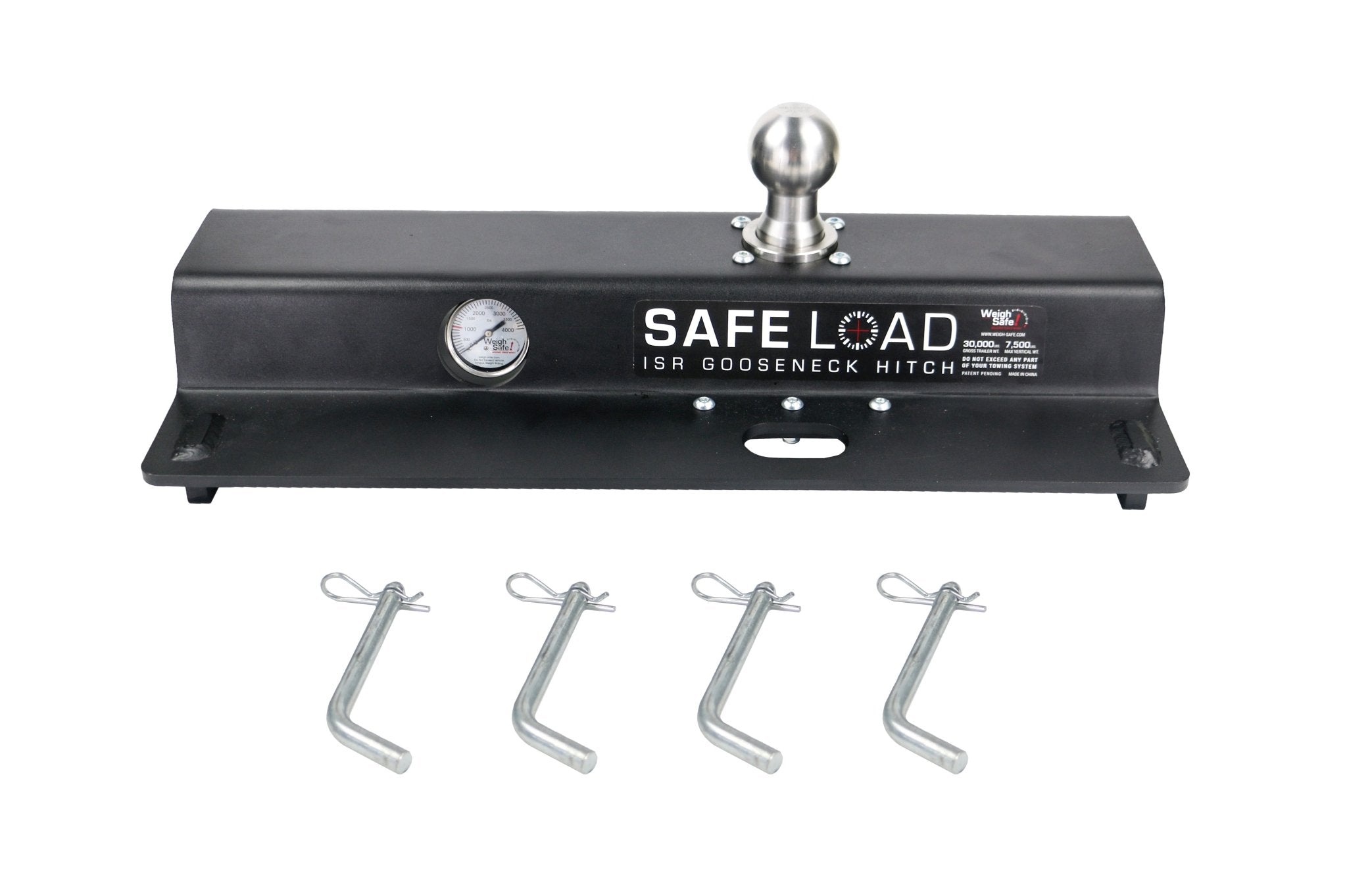 Weigh Safe Gooseneck Ball for Industry Standard Rail - 30K GTWR - Imex RV And Auto Parts