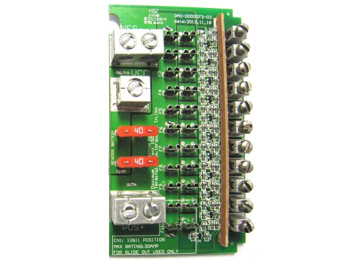 WFCO 12V DC 11 Position Fuse Panel Model 8935/45/55 - PCB - Imex RV And Auto Parts