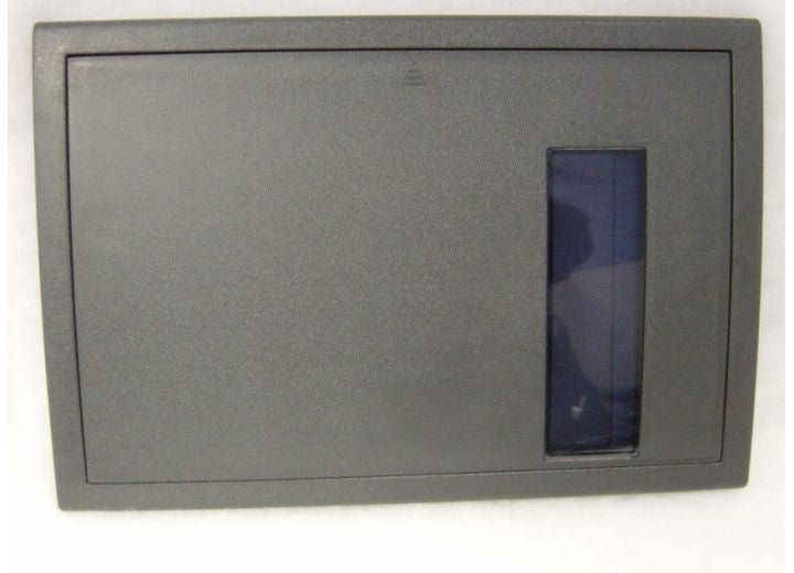 WFCO Black Door Assembly for WF8930/50 NPB with Window – 9 1/2 in H x 13 3/4 in W - Imex RV And Auto Parts