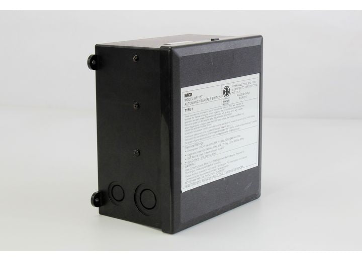 WFCO T - 57 - R 50 Amp Shore and Generator Automatic Transfer Switch with Plastic Enclosure - Imex RV And Auto Parts