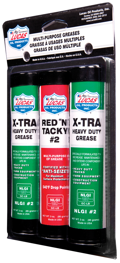 3oz.Grease Combo Pack (2) X-tra HD (1) Red N Tacky - Multi-Purpose Grease