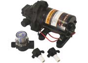 12 V Water Pump 3.2 Gpm / 45 Psi With Strainer - PMWP3G-12V - Imex RV And Auto Parts