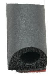 D SEAL W/ TAPE BLACK- 1/2'' X 3/8'' 018-224