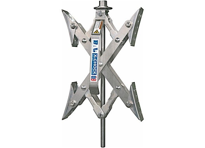 28012 X - CHOCK, TIRE LOCKING CHOCK; PAIR WITH ONE HANDLE - Imex RV And Auto Parts