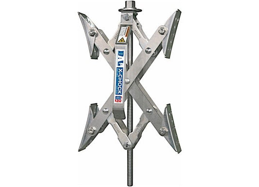 28012 X - CHOCK, TIRE LOCKING CHOCK; PAIR WITH ONE HANDLE - Imex RV And Auto Parts