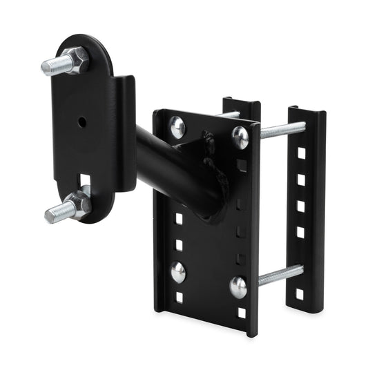 Camco’s Eaz-Lift Spare Tire Mount provides a great way to create an exterior spare tire location on your trailer. This durable, powder-coated steel mount easily attaches to your trailer with the included zinc-plated hardware—without the need for drilling.