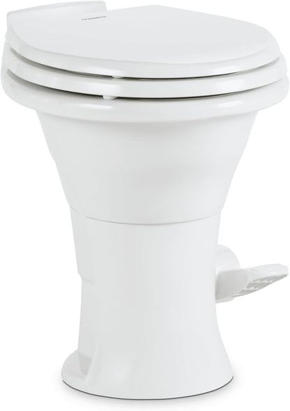 Dometic 302310081 310 Series Gravity-Flush Toilet - White, Standard
