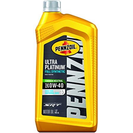 Pennzoil Ultra Platinum 0W-40 Motor Oil (946 ml) is a full synthetic motor oil made from natural gas, not crude oil. It offers unbeatable engine protection, outstanding performance in extreme temperatures, better fuel economy, and helps keep your engine close to factory clean