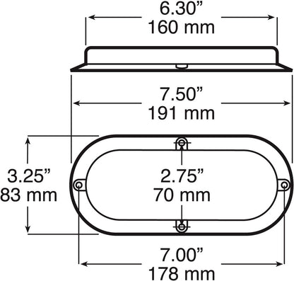 Peterson Manufacturing V423XR4 Stop and Tail Light