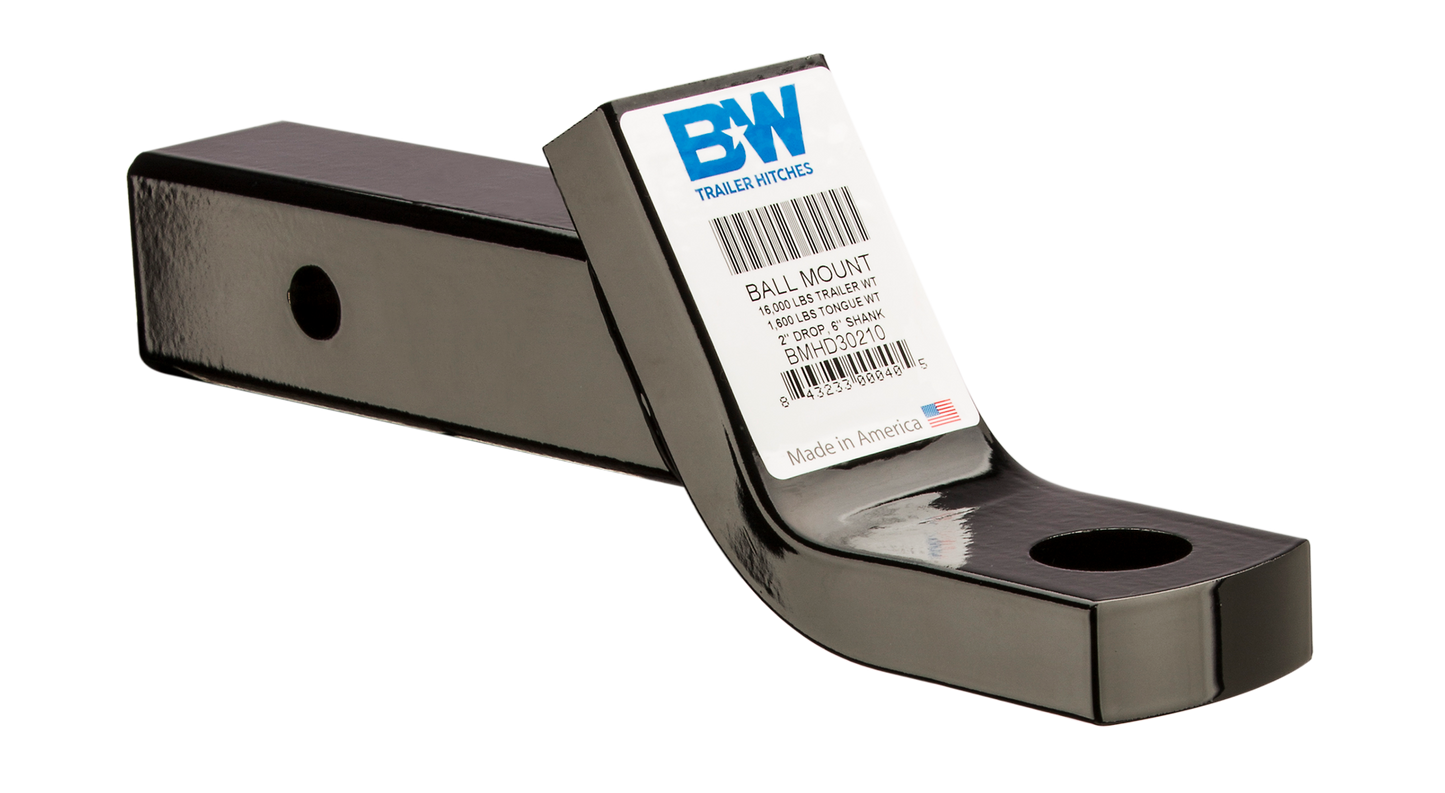 BMHD30210 2.5 BALL MOUNT 16K 2 DROP