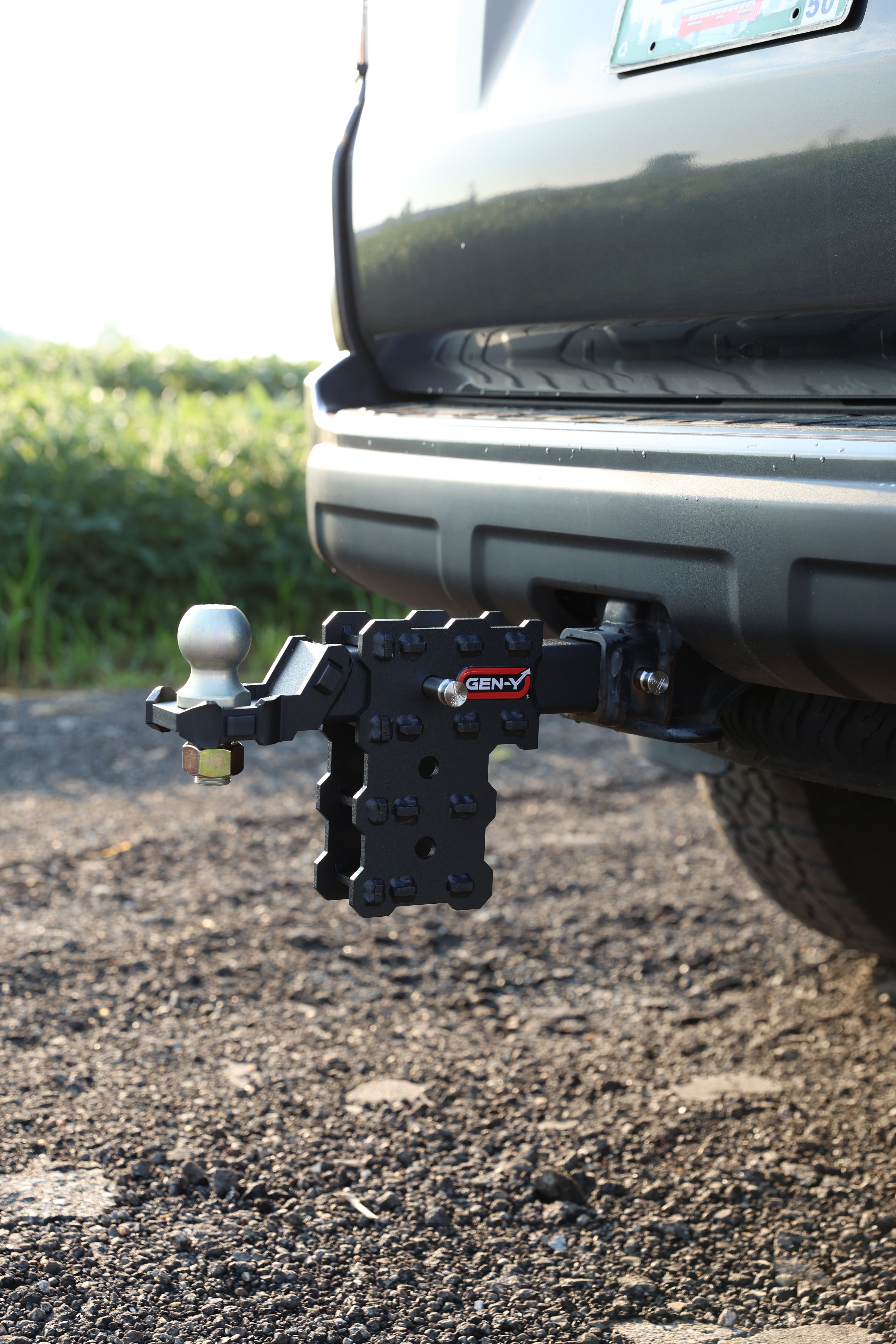 GEN-Y Hitch PHANTOM-X 2-Inch Solid Shank Drop Hitch with 4.5-Inch Drop and 10,000 lb Capacity