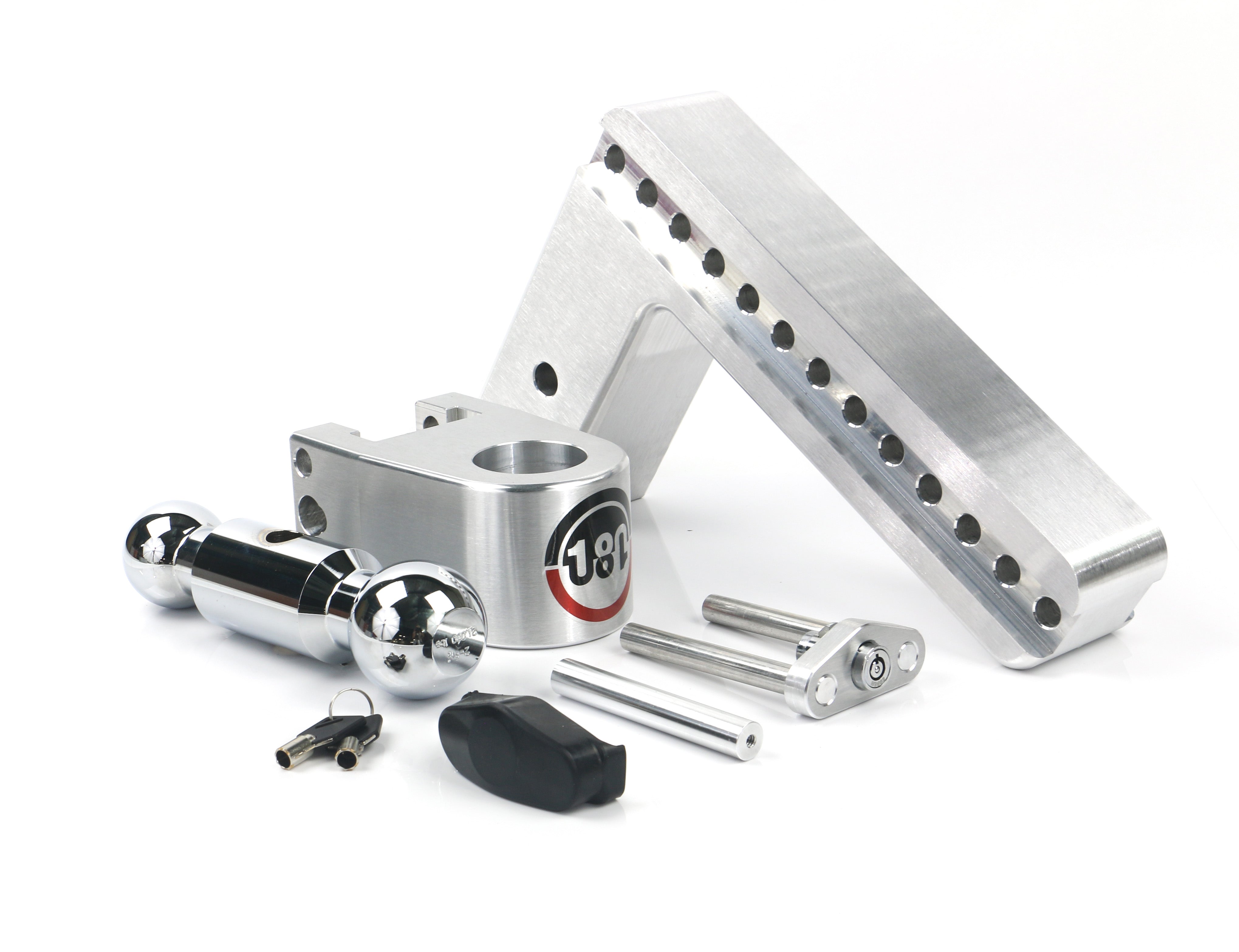 Weigh Safe 180 Hitch Chrome Ball 10-Inch Drop Hitch with 3-Inch Shank