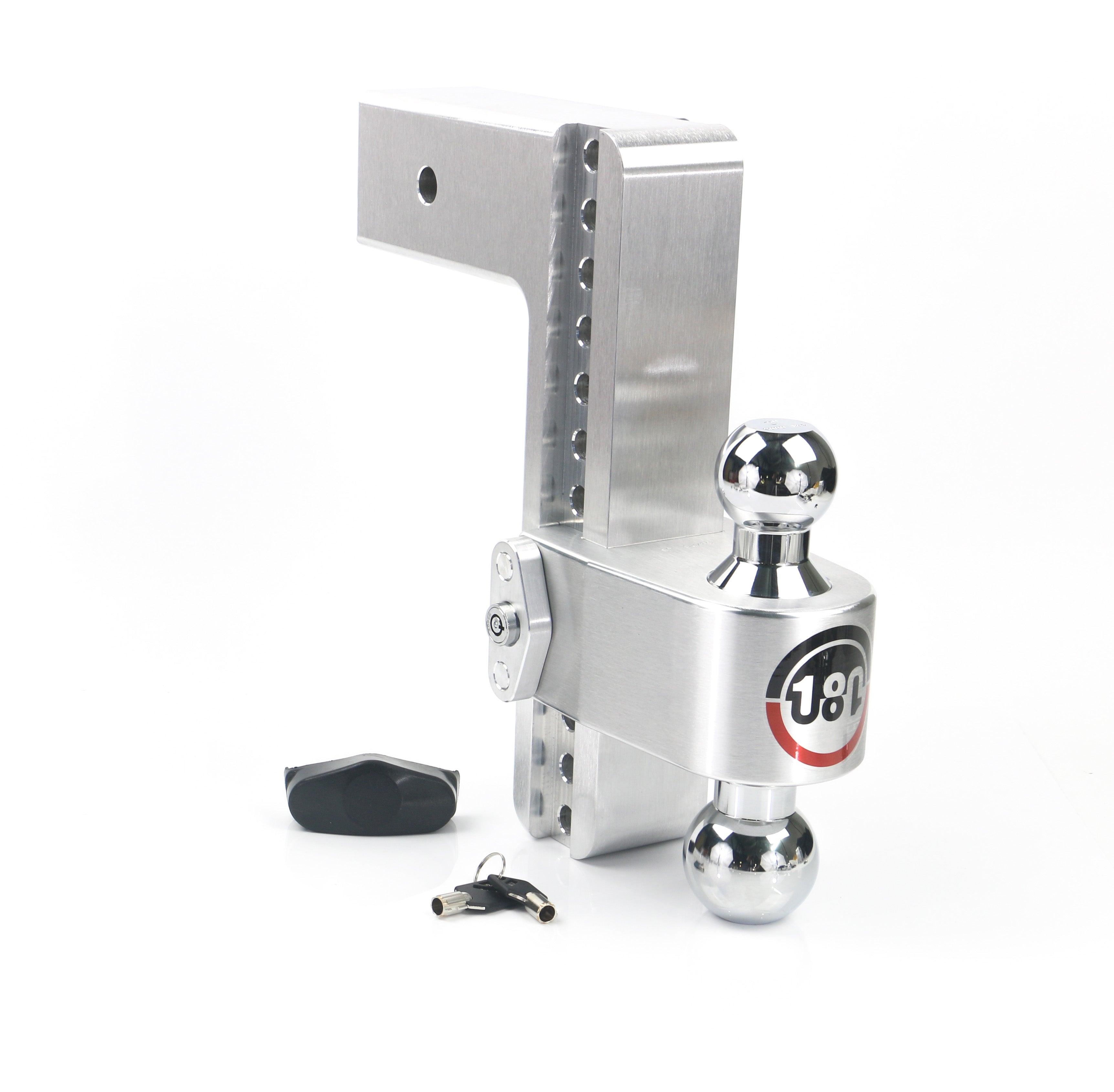 Weigh Safe 180 Hitch Chrome Ball 10-Inch Drop Hitch with 3-Inch Shank