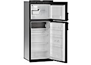 Dometic USA Americana Plus 2-Way Double Door Refrigerator with Thermostat Control - 8 Cu Ft, Black Metal Frame