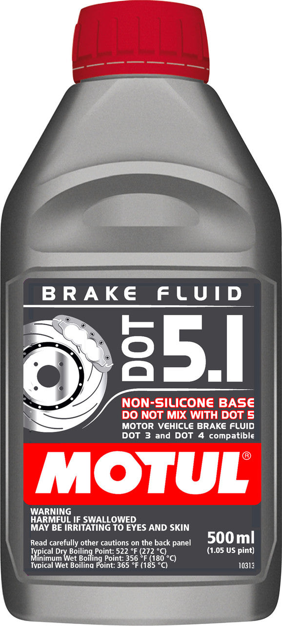 Fully synthetic brake fluid on polyglycol basis for all types of hydraulic actuated brake and clutch systems in accordance with DOT 5.1, DOT 4 and DOT 3 manufacturers recommendations. Specially designed for anti-locking brake system