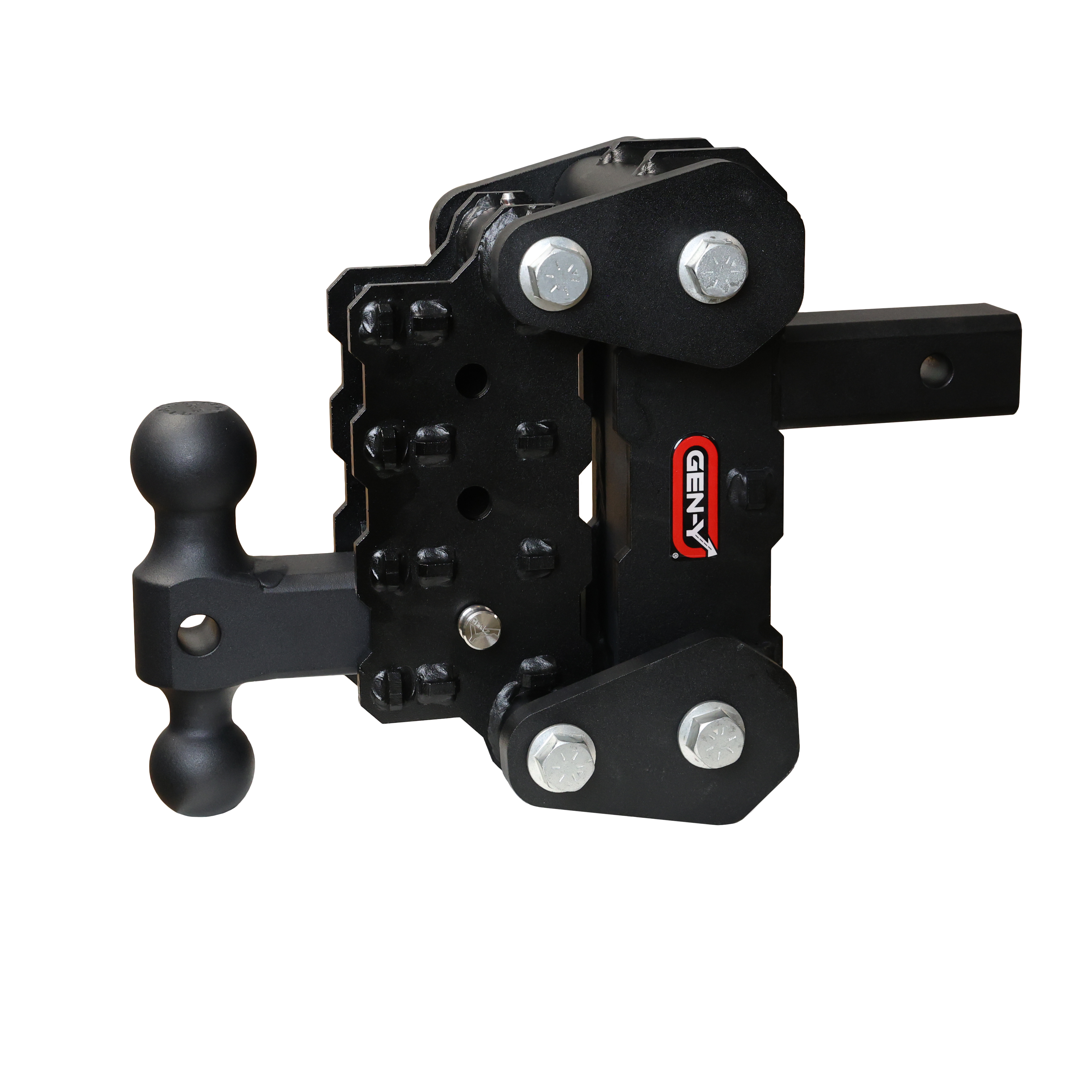 GEN-Y Hitch Phantom-XT Torsion-Flex Drop Hitch with Dual-Ball Mount – 10,000 lbs Capacity, 2.5-inch Rise, 4.25-inch Drop