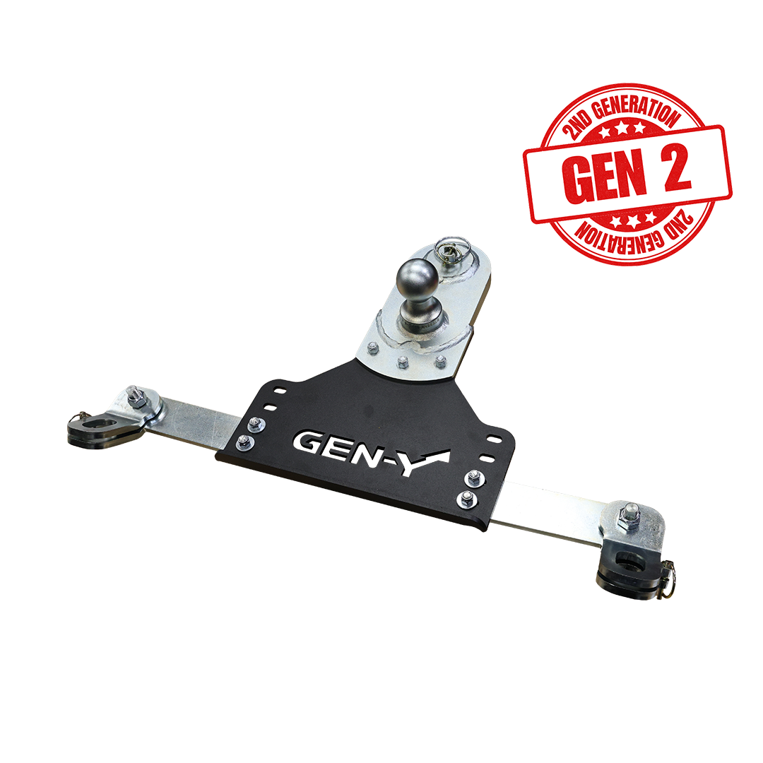 GEN-Y Hitch GoosePuck GEN 2 5-Inch Offset Ball Hitch for Heavy Duty Towing