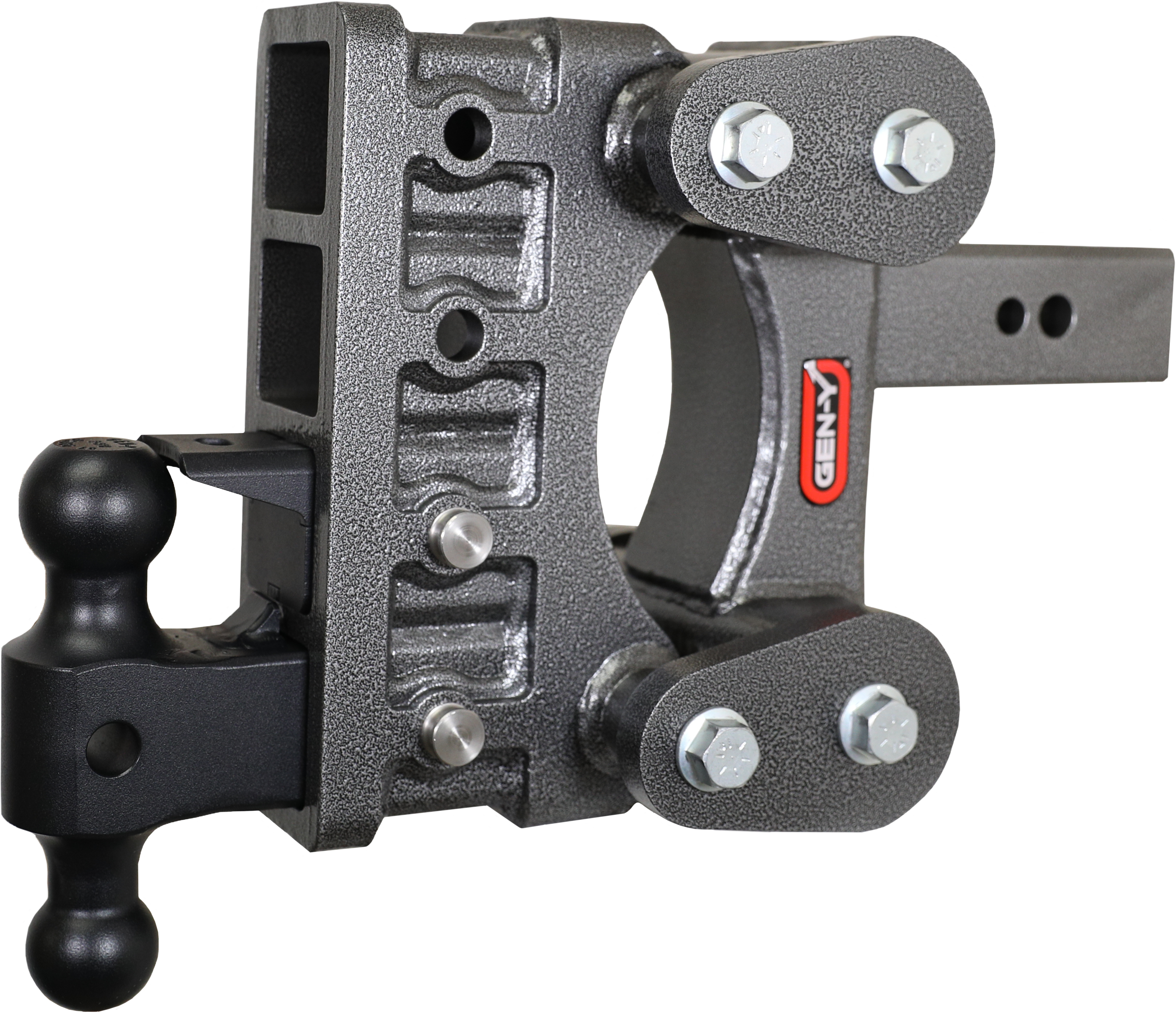 GEN-Y Hitch GH-2124 Torsion-Flex Drop Hitch with 32,000 LB Capacity and Adjustable Drop for Heavy-Duty Towing