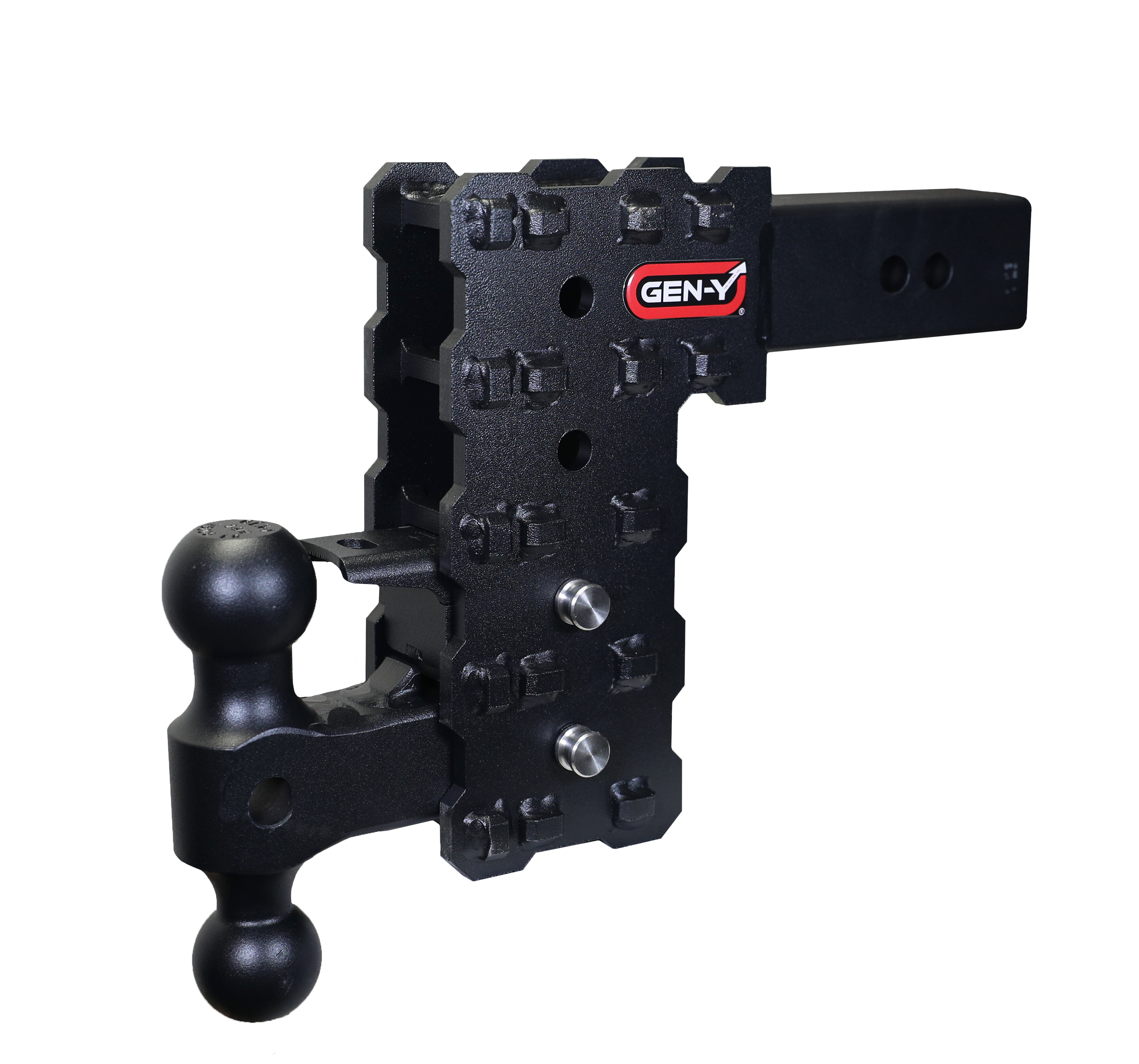 GEN-Y Hitch PHANTOM 2.5-inch Solid Shank Drop Hitch with 7.5-inch Drop and 16,000 lbs Towing Capacity