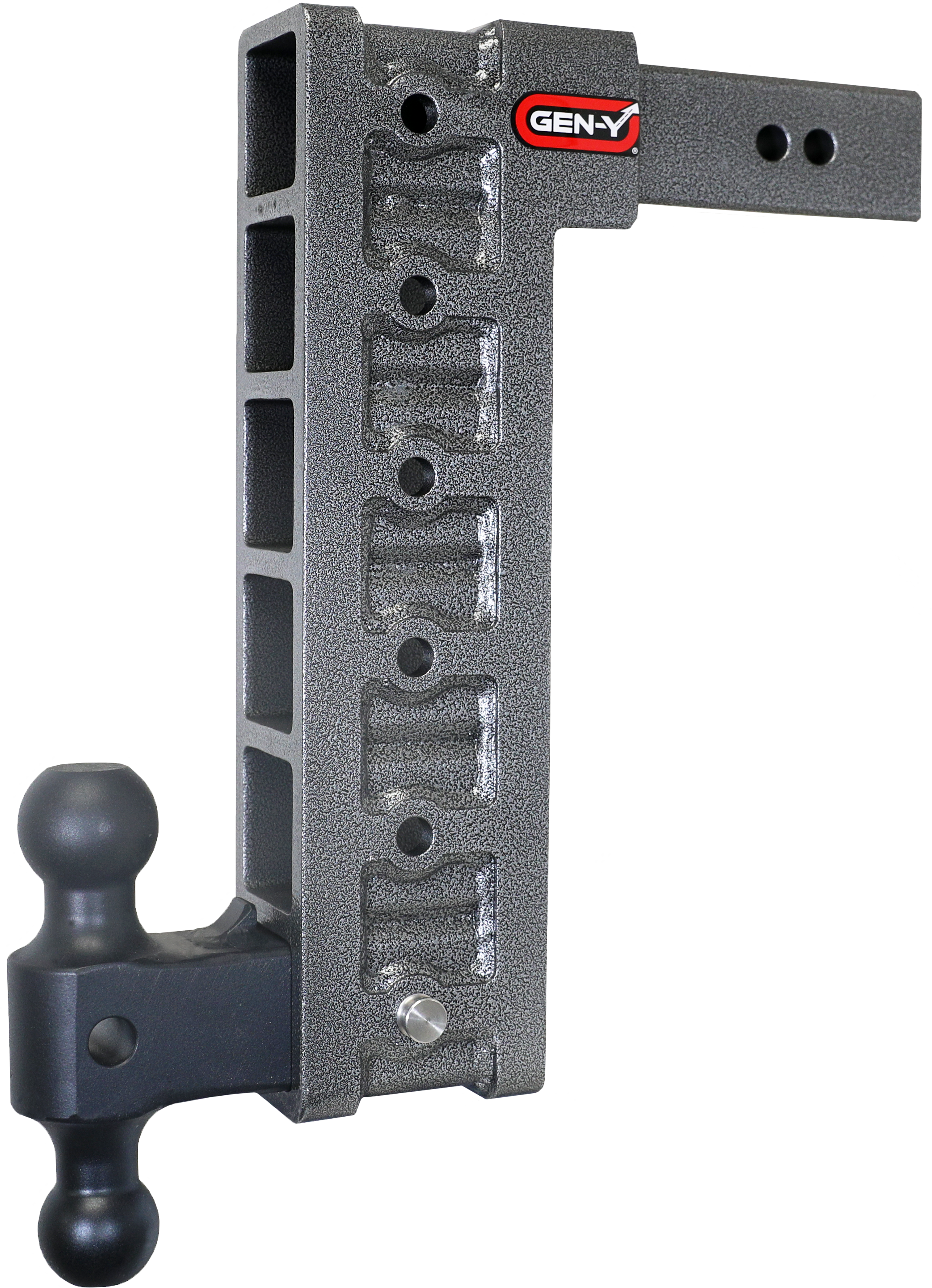 GEN-Y Hitch GH-616 Mega-Duty Adjustable Drop Hitch with 15-Inch Drop and 21,000 lbs Towing Capacity