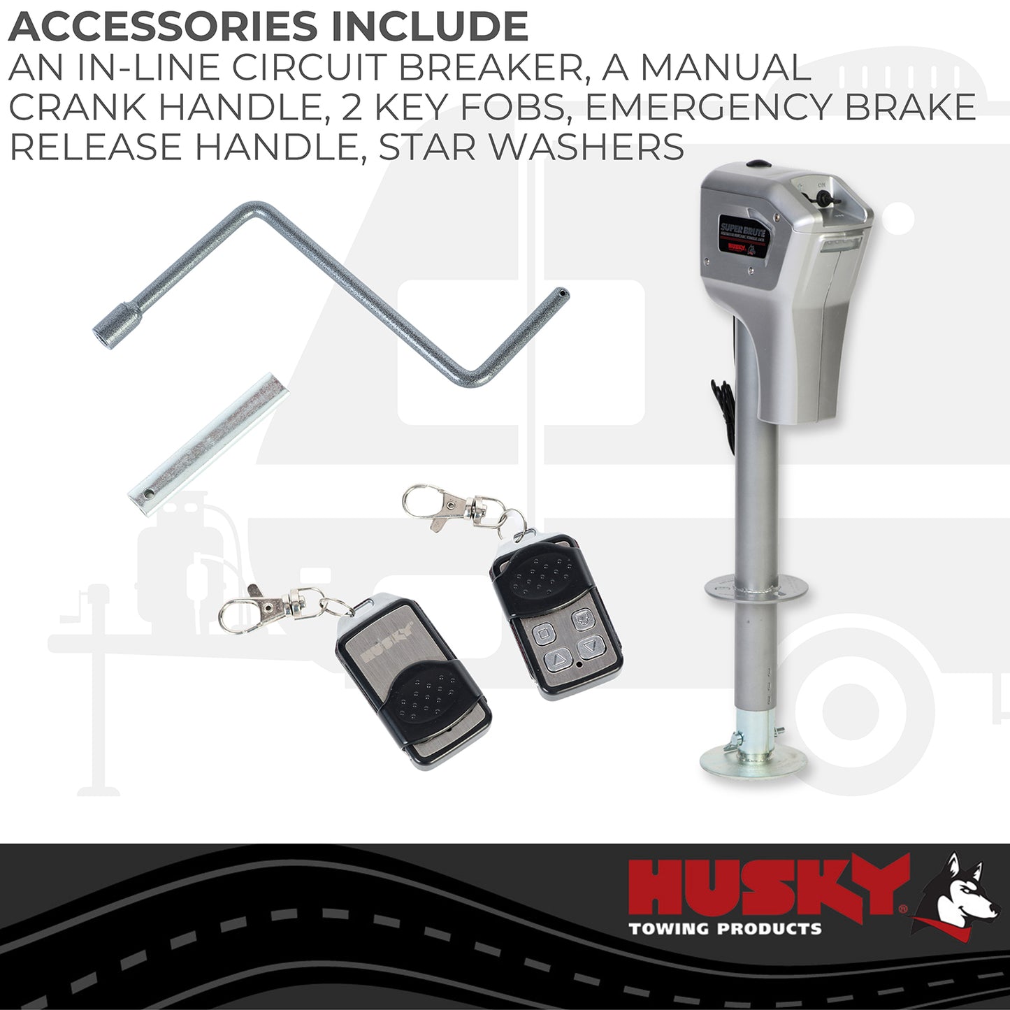 Husky Towing Trailer Jack Tongue Jack