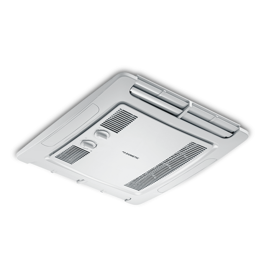 Air Conditioner Ceiling Assembly; FreshJet 3; Use With Dometic FreshJet 3 Series Air Conditioners/ Compatible With Legacy Dometic Air Conditioners; Non-Ducted; Manual; Polar White; Without LED Light