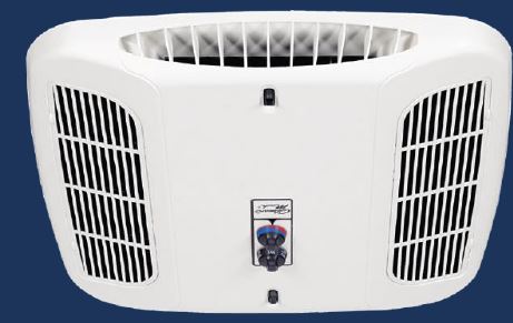 Air Conditioner Ceiling Assembly For Use With Coleman Mach 48203C9665 Series Roughneck/ 48204 Series Mach 15/ 48203 Series Mach 3 Plus/ 48207 Series Mach I/ 48208 Series Mach III Power Saver/ Mach 8 Rooftop/ Mach 8 CUB Rooftop Air Conditioner; Non-Ducted System, White, With Manual Controls, Heat-Ready With Optional Heat Strip