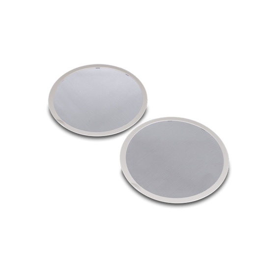 The Fan-Tastic Vent K2035-81 Pop 'N Lock Screen is a bright white, high-impact polystyrene screen designed for 6600/8000 Series Fan-Tastic Roof Vents. It covers pre-existing screw holes and requires no assembly or screws, making installation simple.