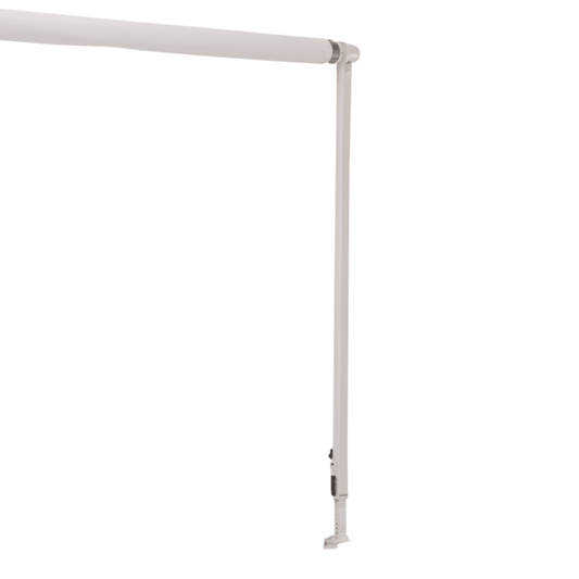 Awning Arm; For Use With 839/ 848/ 858 Model Patio Awnings; For Use On Coaches With Straight Sides; Manual; Short 62-5/8 Inch Minimum To 76-1/8 Inch Maximum Awning Rail To Floorline; Polar White