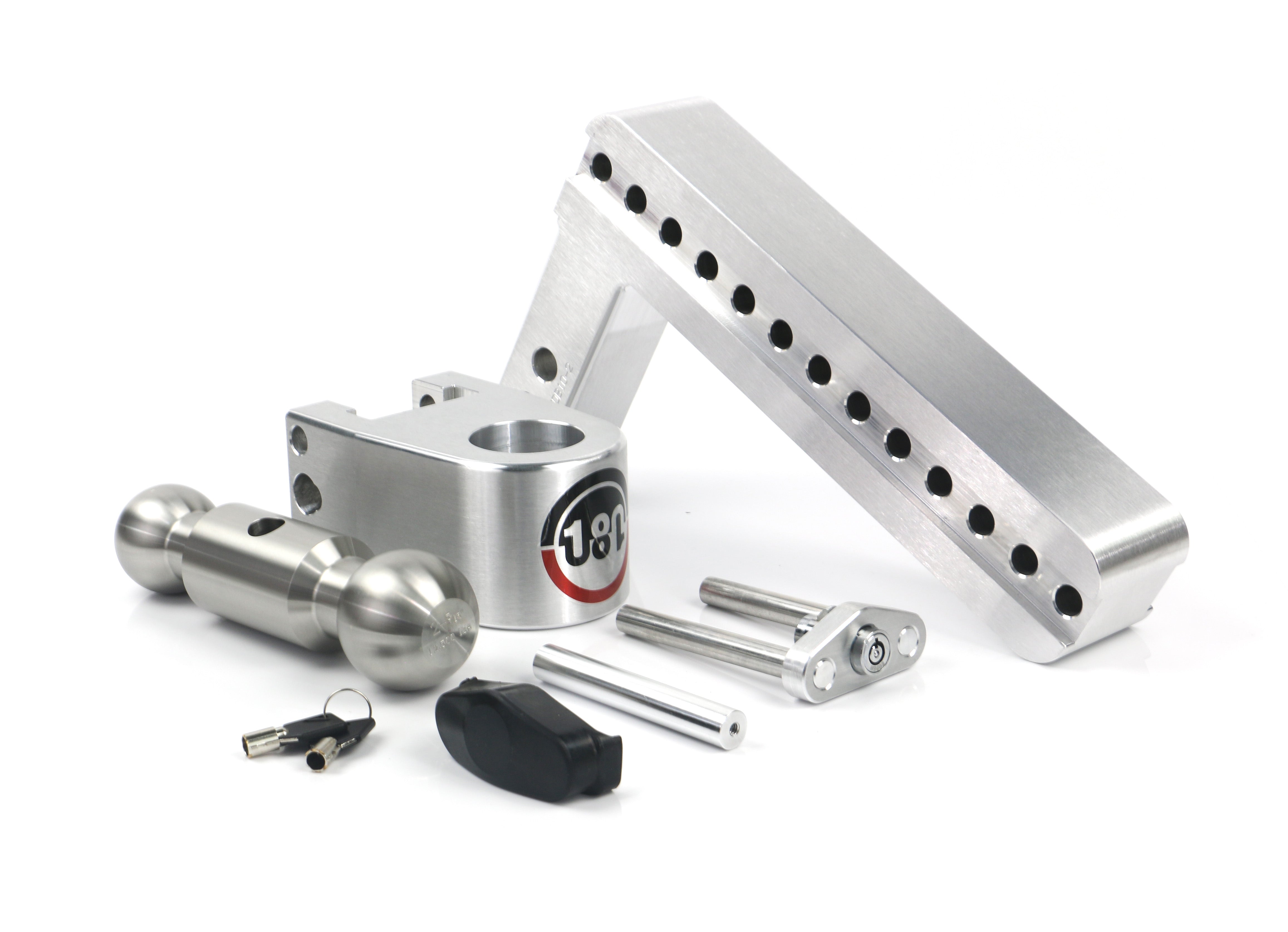 Weigh Safe 180 Hitch Stainless Steel 10-Inch Drop Hitch with 2-Inch Shank