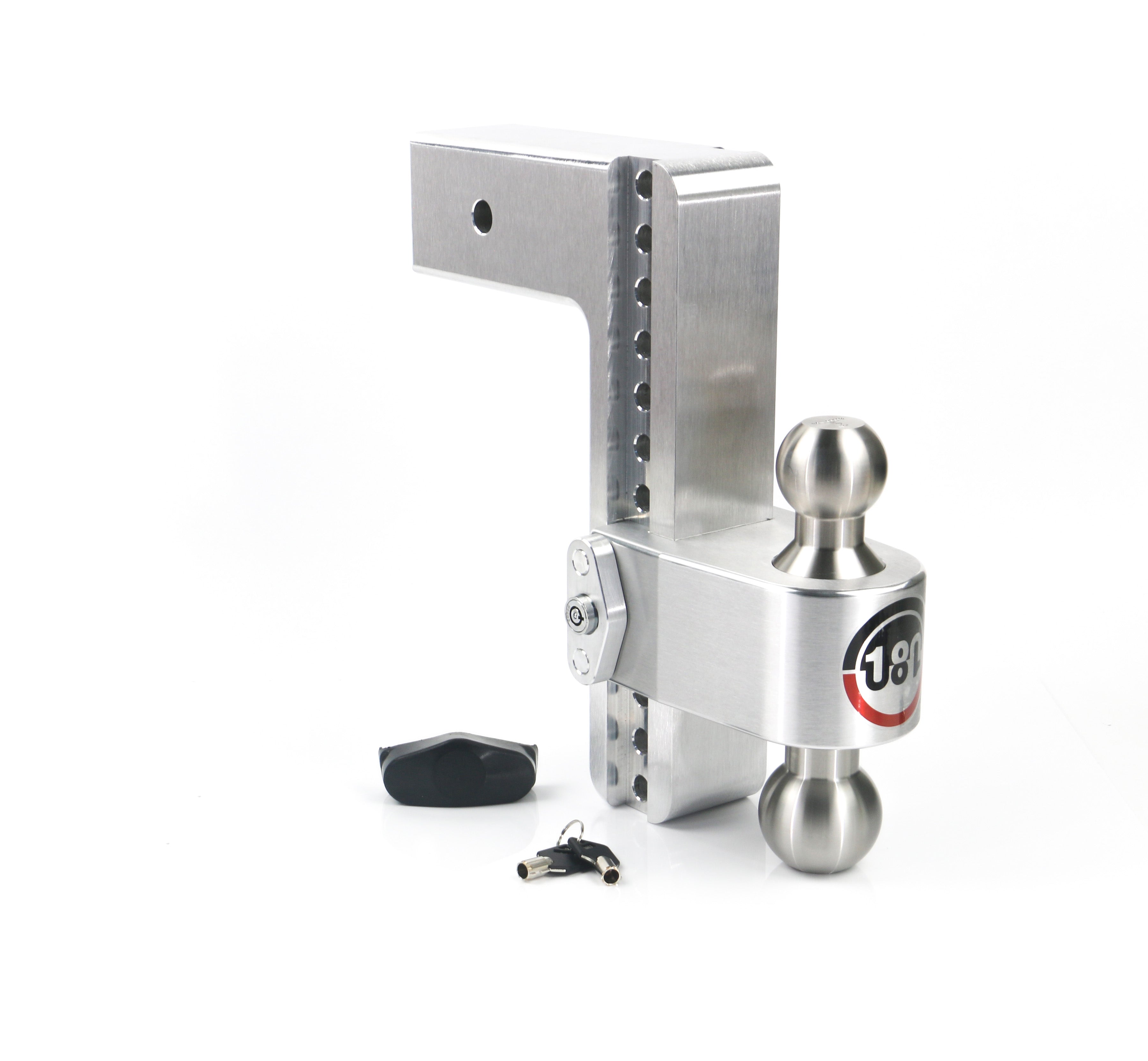 Weigh Safe 180 Hitch Stainless Steel Drop Hitch with 10-Inch Drop and 3-Inch Shank