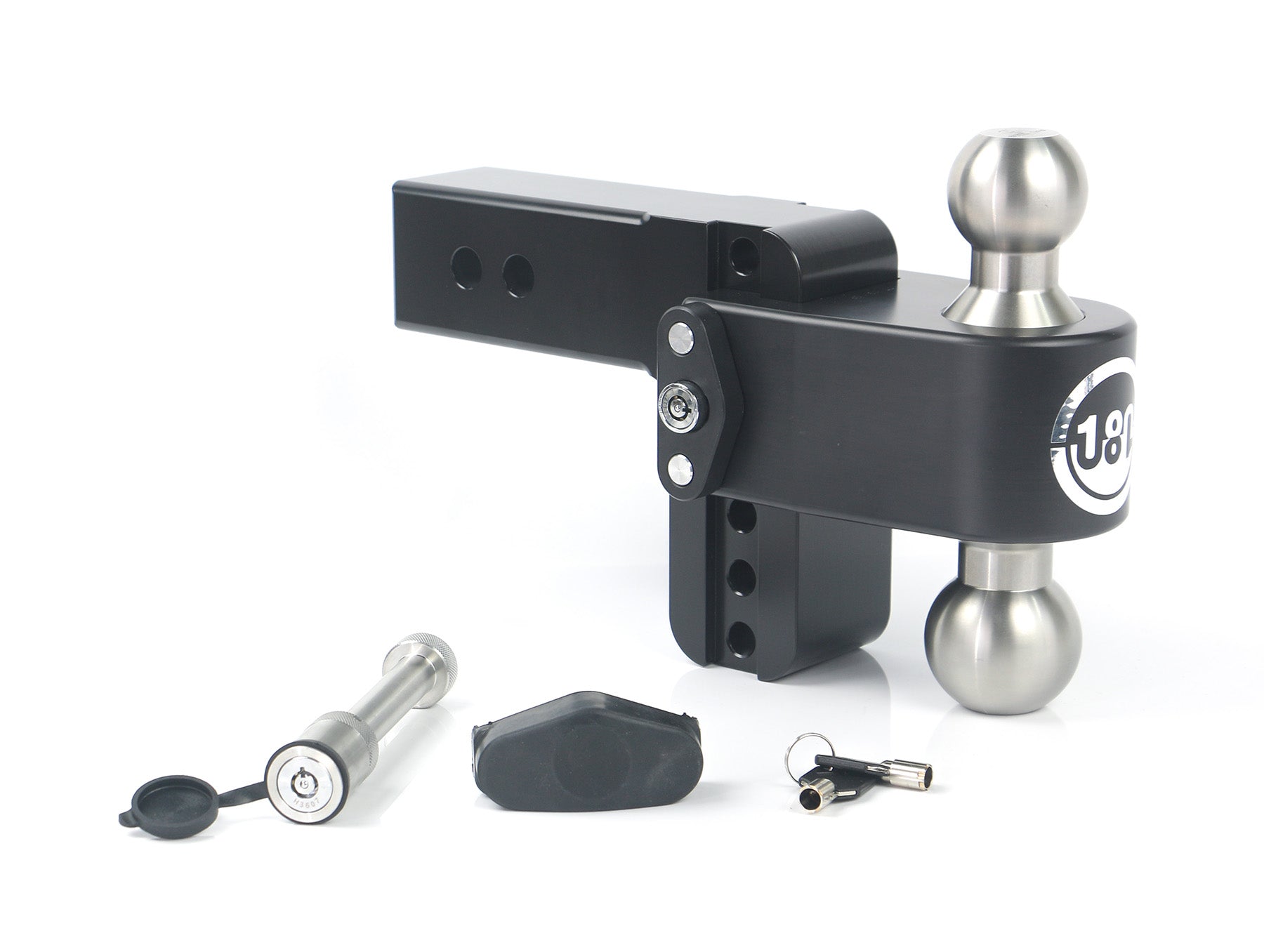 Weigh Safe 180 Hitch SS Cerakoted 4-Inch Drop Hitch with 2.5-Inch Shank and Built-In Scale